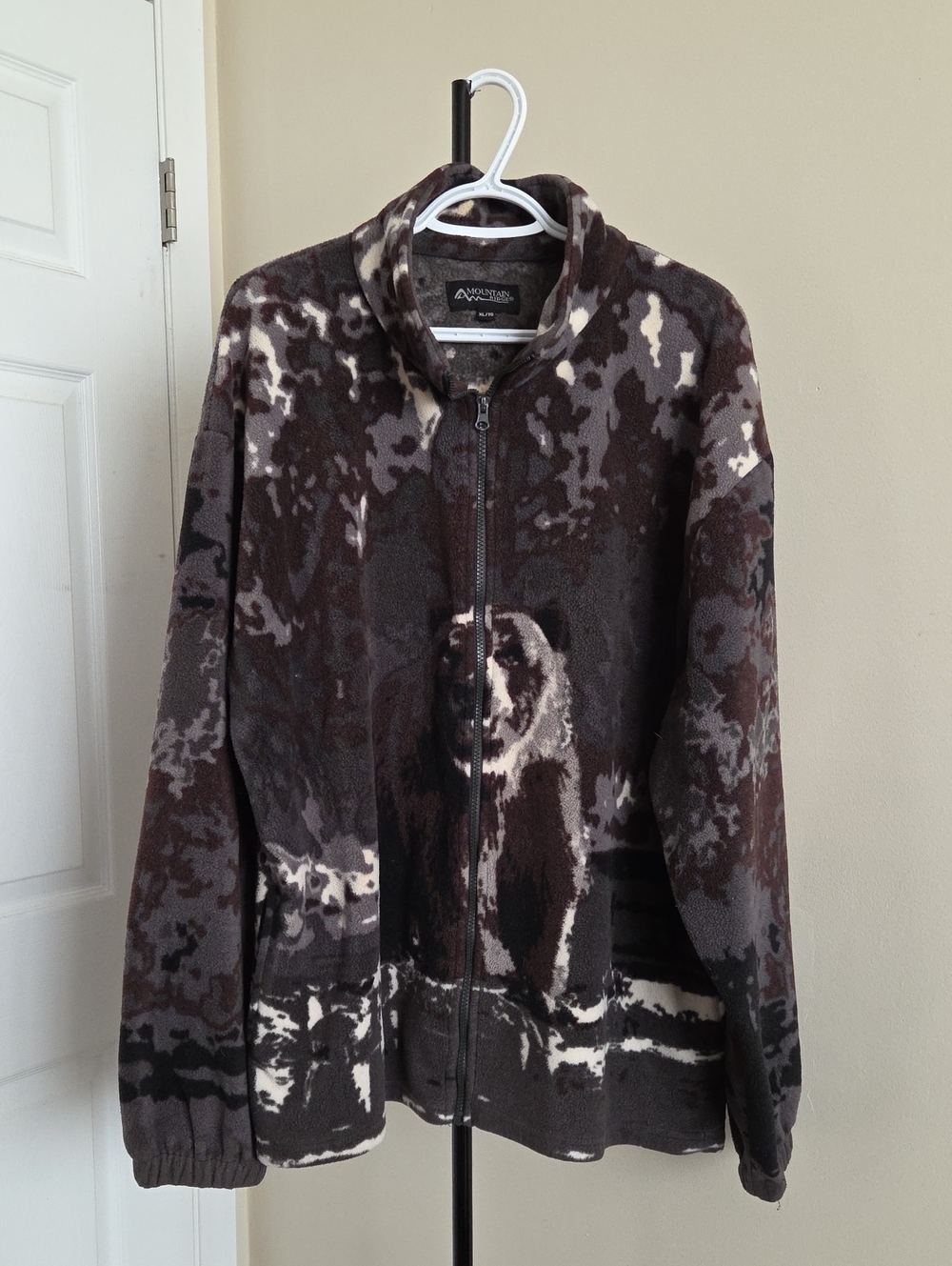 Mountain Ridge Full-Zip Fleece Jacket - Brown/Gray Camo